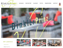 Tablet Screenshot of dinklerprinz.com